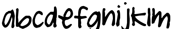 Pea Kenny Font LOWERCASE