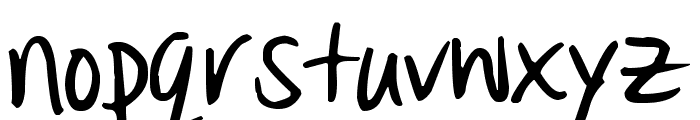 Pea Pitts Font LOWERCASE