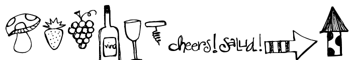Pea Stacy's New Doodles Font OTHER CHARS