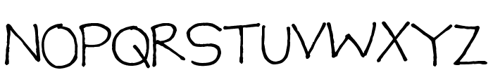 Pea Times New Camileon Font UPPERCASE