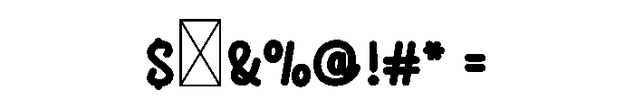 Peaceful Delight Font OTHER CHARS