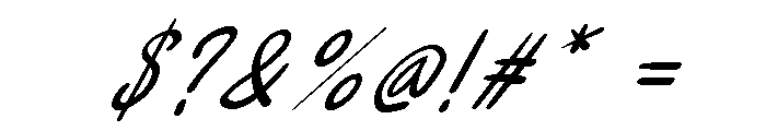 Peaceful - Personal Use Font OTHER CHARS