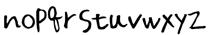 PeacerfulDay Font LOWERCASE