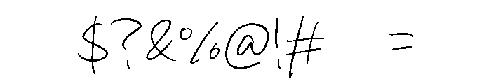Peach Blue Font OTHER CHARS