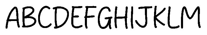 Peach Fruit Font UPPERCASE