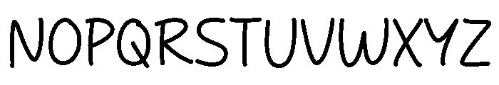 Peach Fruit Font UPPERCASE