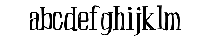 Peach Font LOWERCASE