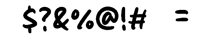 Peak Streak Font OTHER CHARS