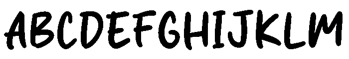Peak Streak Font UPPERCASE
