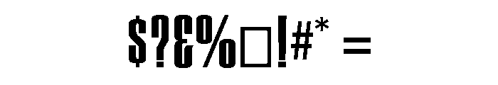 PeakCP Font OTHER CHARS