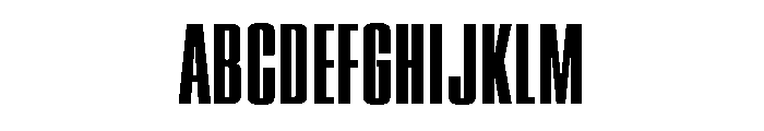 PeakCP Font UPPERCASE