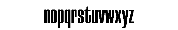 PeakCP Font LOWERCASE