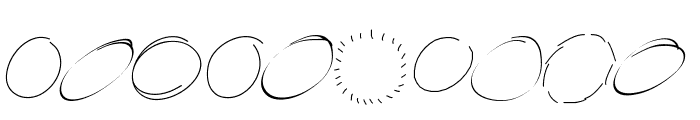 PeaxWebdesigncircles Font OTHER CHARS