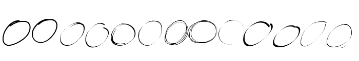 PeaxWebdesigncircles Font UPPERCASE