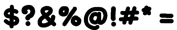 Pedagogique Bold Regular Font OTHER CHARS