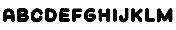 Pedagogique Bold Regular Font UPPERCASE