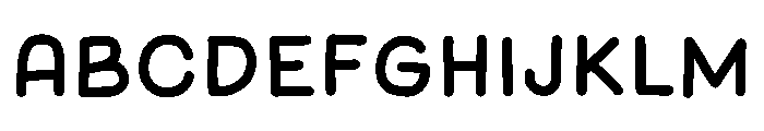 Pedagogique Medium Regular Font UPPERCASE
