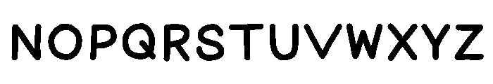Pedagogique Medium Regular Font UPPERCASE