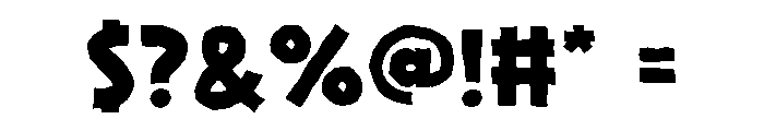 Peekaboo Font OTHER CHARS