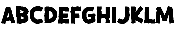 Peekaboo Font UPPERCASE