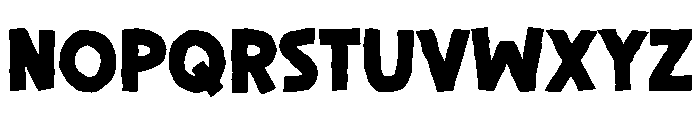 Peekaboo Font UPPERCASE