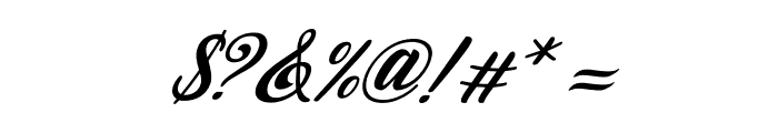 Peenguin Italic Font OTHER CHARS