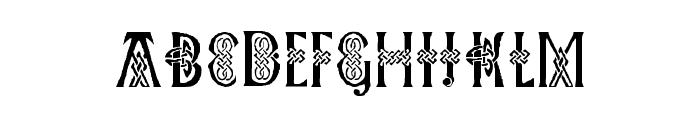 Pee's Celtic Plain Font LOWERCASE
