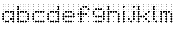 Peg Holes Regular FONT