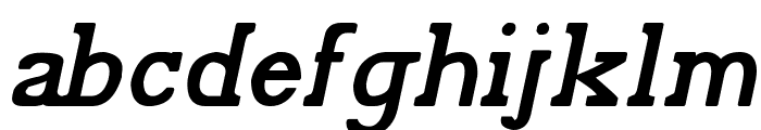 Pelida Italic Bold Font LOWERCASE