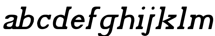 Pelida Italic Font LOWERCASE