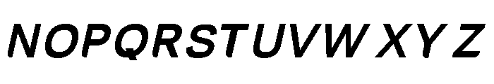 PelisseBoldItalic Font UPPERCASE