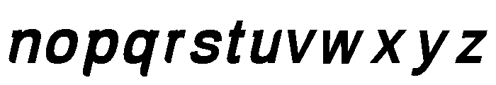 PelisseBoldItalic Font LOWERCASE