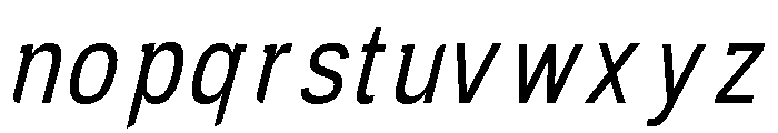 PelisseItalic Font LOWERCASE