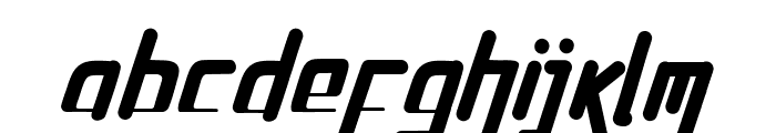 PenTagon-Italic Font LOWERCASE