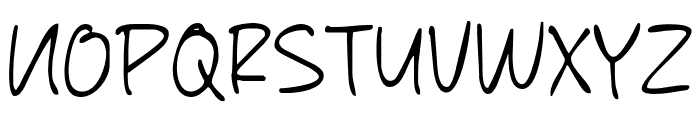 Pendent Signature Font UPPERCASE