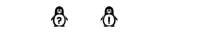 Penguins Regular Font OTHER CHARS
