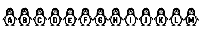 Penguins Regular Font UPPERCASE