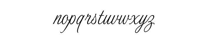 PeninsulaScriptOpti-Three Font LOWERCASE