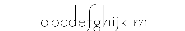Penna Font LOWERCASE