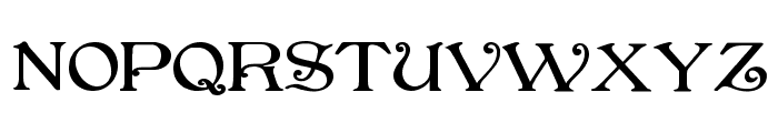 Penshurst Bold Font UPPERCASE