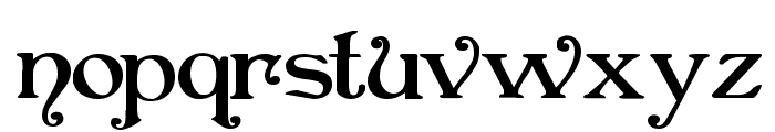 Penshurst Bold Font LOWERCASE