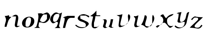 Pensmooth Font LOWERCASE