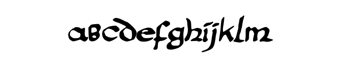 PentaGram s Aurra Regular Font LOWERCASE