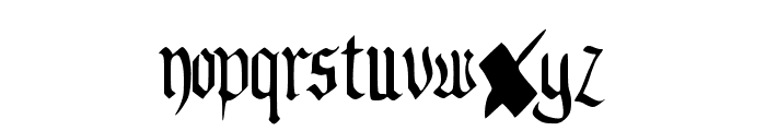 PentaGram s Callygraphy Regular Font LOWERCASE