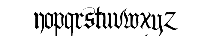 PentaGram s Callygraphy Font LOWERCASE