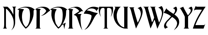 PentaGram s Malefissent Regular Font LOWERCASE