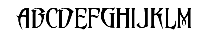 PentaGram s Malefissent Font LOWERCASE