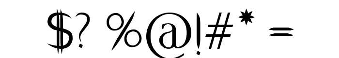 PentaGram s Salemica Regular Font OTHER CHARS