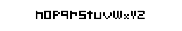 Pentapixel Font LOWERCASE