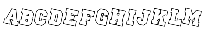Pep Rally Font LOWERCASE